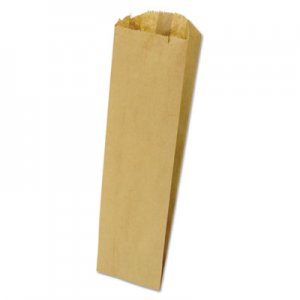 Genpak Grocery Pint-Sized Paper Bags for Liquor Takeout, 35 lbs Capacity, Pint, 3.75"w x 2.25"d