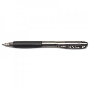 BIC BU3 Retractable Ballpoint Pen, Bold 1 mm, Black Ink/Barrel, Dozen BICBU311BK BU311BK