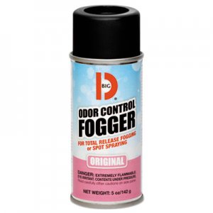 Big D Odor Control Fogger, Original Scent, 5 oz Aerosol, 12/Carton BGD341 034100