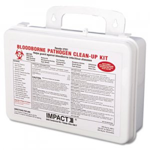 Impact Bloodborne Pathogen Cleanup Kit, OSHA Compliant, Plastic Case IMP7351 BWK 7351