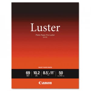 Canon PRO Luster Inkjet Photo Paper, 8 1/2" x 11", White, 50 Sheets/Pack CNM6211B004 6211B004