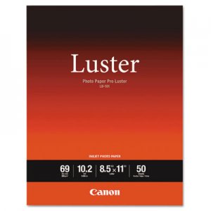 Canon PRO Luster Inkjet Photo Paper, 8 1/2" x 11", White, 50 Sheets/Pack CNM6211B004 6211B004
