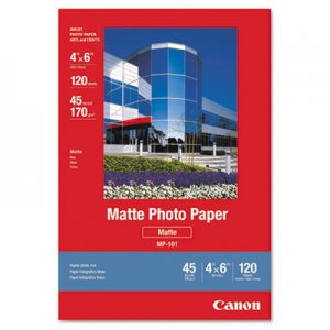 Canon Matte Photo Paper, 4 x 6, 45 lb., White, 120 Sheets/Pack CNM7981A014 7981A014