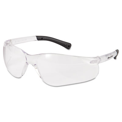 Crews BearKat Safety Glasses, Frost Frame, Clear Lens BK110AF CRWBK110AF 135-BK110AF