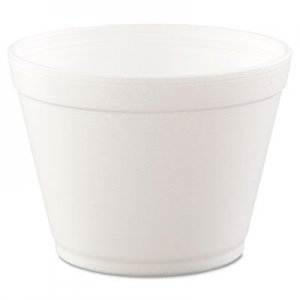 Dart Foam Containers,16 oz, White, 25/Bag, 20 Bags/Carton DCC16MJ32 16MJ32