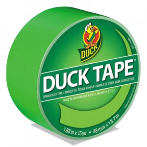 Duck Colored Duct Tape, 3" Core, 1.88" x 15 yds, Neon Green DUC1265018 1265018