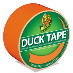Duck Colored Duct Tape, 3" Core, 1.88" x 15 yds, Neon Orange DUC1265019 1265019