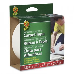 Duck Carpet Tape, 3" Core, 1.88" x 75 ft, White DUC442062 286372