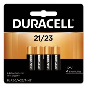 Duracell CopperTop Alkaline Batteries, 21/23, 4/PK DURMN21B4PK MN21B4PK
