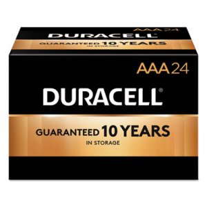 Duracell CopperTop Alkaline AAA Batteries, 144/Carton DURMN2400BKD MN2400CT