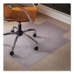 ES Robbins Natural Origins Chair Mat with Lip For Carpet, 45 x 53, Clear ESR141042 141042