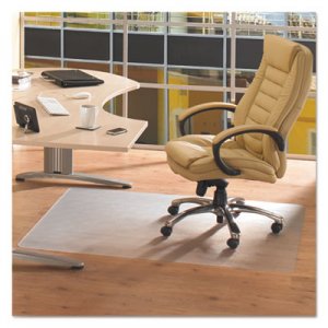 Floortex Cleartex Advantagemat Phthalate Free PVC Chair Mat for Hard Floors, 53 x 45, Clear FLRPF1213425EV PF1213425EV