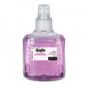 GOJO Antibacterial Foam Handwash, Refill, Plum, 1,200 mL Refill, 2/Carton GOJ191202CT 1912-02
