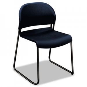 HON GuestStacker Series Chair, Regatta Blue with Black Finish Legs, 4/Carton HON4031RET H4031.RE.T