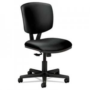 HON Volt Series Task Chair with Synchro-Tilt, Black Leather HON5703SB11T H5703.SB11.T