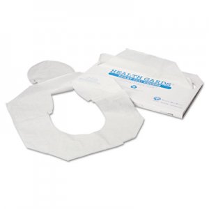 HOSPECO Health Gards Toilet Seat Covers, Half-Fold, 14.25 x 16.5, White, 250/Pack, 4 Packs/Carton HOSHG1000