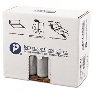 Inteplast Group Low-Density Can Liner, 30 x 36, 30gal, .58mil, Clear, 50/Roll, 10 Rolls/Carton IBSSL3036HVN WSL3036HVN