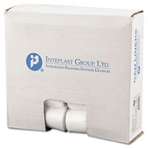 Inteplast Group Low-Density Can Liner, 24 x 33, 16gal, .35mil, Clear, 50/Roll, 20 Rolls/Carton IBSSL2433LTN WSL2433LTN