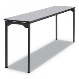 Iceberg Maxx Legroom Rectangular Folding Table, 72w x 18d x 29-1/2h, Gray/Charcoal ICE65887 65887