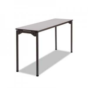 Iceberg Maxx Legroom Rectangular Folding Table, 60w x 18d x 29-1/2h, Gray/Charcoal ICE65877 65877