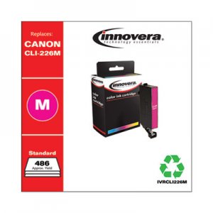 Innovera Remanufactured Magenta Ink, Replacement for Canon CLI-226 (4548B001), 486 Page-Yield IVRCLI226M