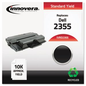 Innovera Remanufactured Black Toner, Replacement for Dell 2355 (331-0611), 10,000 Page-Yield IVRD2355