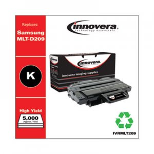 Innovera Remanufactured Black High-Yield Toner, Replacement for Samsung MLT-D209L, 5,000 Page-Yield IVRMLT209