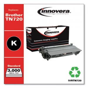 Innovera Remanufactured Black Toner, Replacement for Brother TN720, 3,000 Page-Yield IVRTN720