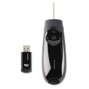Kensington Presenter Expert Wireless Cursor Control with Green Laser, 150 ft. Range, Black KMW72426 K72426AMA