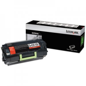 Lexmark (LEX-620HA) High-Yield Toner, 25000 Page-Yield, Black LEX62D0HA0 62D0HA0