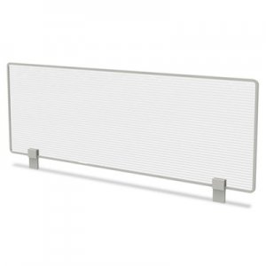 Linea Italia Trento Line Dividing Panel, Polycarbonate, 47.13w x 1.75d x 15.5h, Translucent LITTR721