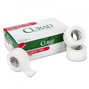 Curad Transparent Surgical Tape, 1" Core, 1" x 10 yds, Clear, 12/Pack MIINON270201 NON270201