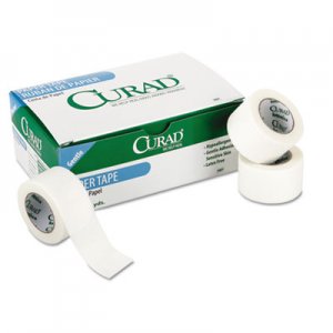 Curad Paper Adhesive Tape, 1" Core, 1" x 10 yds, White, 12/Pack MIINON270001 NON270001