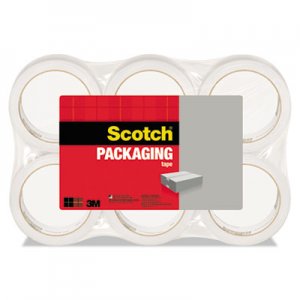 Scotch 3350 General Purpose Packaging Tape, 3" Core, 1.88" x 109 yds, Clear, 6/Pack MMM3350L6 3350L-6