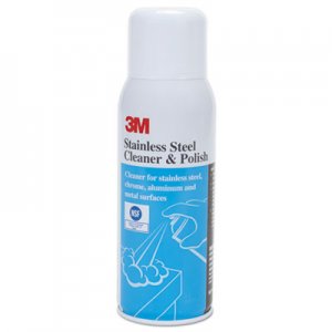 3M Stainless Steel Cleaner and Polish, Lime Scent, 10 oz Aerosol Spray MMM59158 59158