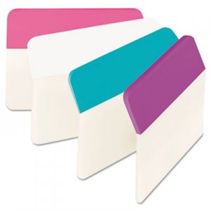Post-it Tabs 2" Angled Tabs, 1/5-Cut Tabs, Assorted Pastels, 2" Wide, 24/Pack MMM686APWAV 686A-PWAV