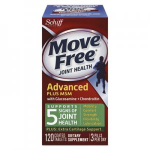 Move Free Advanced Plus MSM Joint Health Tablet, 120 Count MOV97008 20525-97008