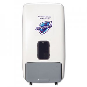 Safeguard Foam Hand Soap Dispenser, Wall Mountable, 1200mL, White/Gray PGC47436 47436