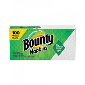 Bounty Quilted Napkins, 1-Ply, 12.1 x 12, White, 100/Pack PGC34884PK 34884