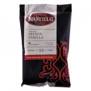 PapaNicholas Coffee Premium Coffee, French Vanilla, 18/Carton PCO25188 25188