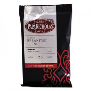 PapaNicholas Coffee Premium Coffee, Breakfast Blend, 18/Carton PCO25184 25184