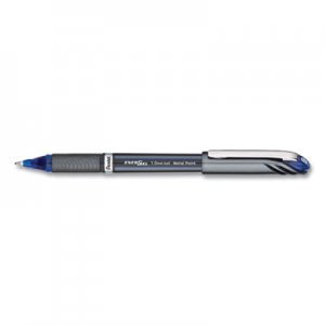 Pentel EnerGel NV Stick Gel Pen, 1 mm Metal Tip, Blue Ink/Barrel, Dozen PENBL30C BL30C