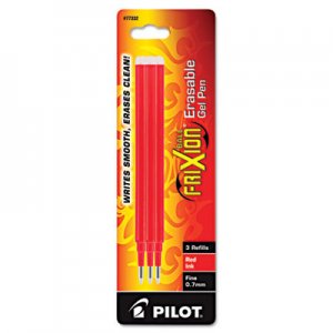 Pilot Refill for Pilot FriXion Erasable, FriXion Ball, FriXion Clicker and FriXion LX Gel Ink Pens, Fine Point, Red Ink