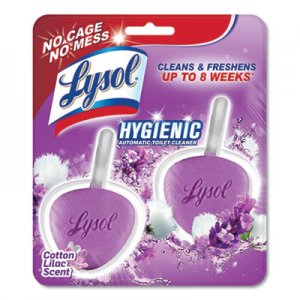 LYSOL Brand Hygienic Automatic Toilet Bowl Cleaner, Cotton Lilac, 2/Pack RAC83722 19200-83722