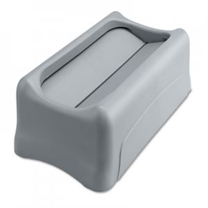 Rubbermaid Commercial Swing Lid for Slim Jim Waste Container, Gray RCP267360GY FG267360GRAY
