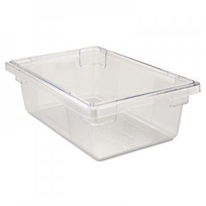 Rubbermaid Commercial Food/Tote Boxes, 3.5 gal, 18 x 12 x 6, Clear RCP3309CLE FG330900CLR