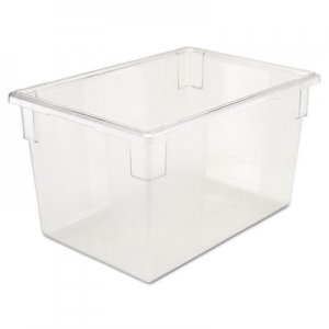 Rubbermaid Commercial Food/Tote Boxes, 21.5 gal, 26 x 18 x 15, Clear RCP3301CLE FG330100CLR