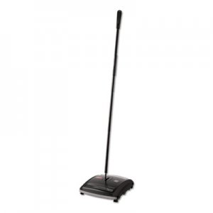 Rubbermaid Commercial Brushless Mechanical Sweeper, 44" Handle, Black/Yellow RCP421588BLA FG421588BLA