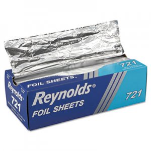 Reynolds Wrap Interfolded Aluminum Foil Sheets, 12 x 10 3/4, Silver, 500/Box, 6 Boxes/Carton RFP721 000000000000000721