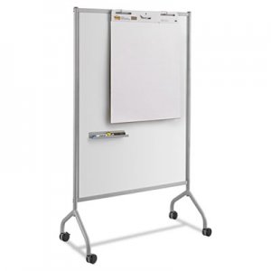 Safco Impromptu Magnetic Whiteboard Collaboration Screen, 42w x 21.5d x 72h, Gray/White SAF8511GR 8511GR